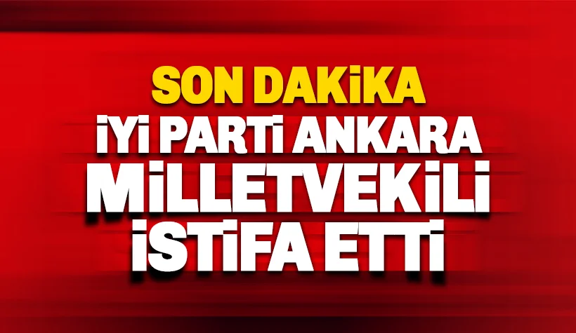 İYİ Parti Ankara Milletvekili Prof. Dr. Ayhan Altıntaş istifa etti.