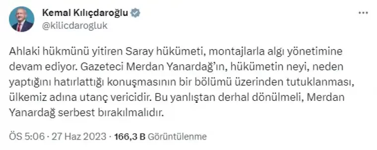 Merdan Yanardağ tutuklandı