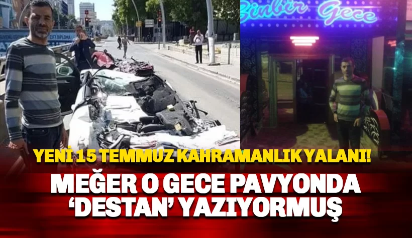 15 Temmuz kahramanı o gece pavyonda eğleniyormuş