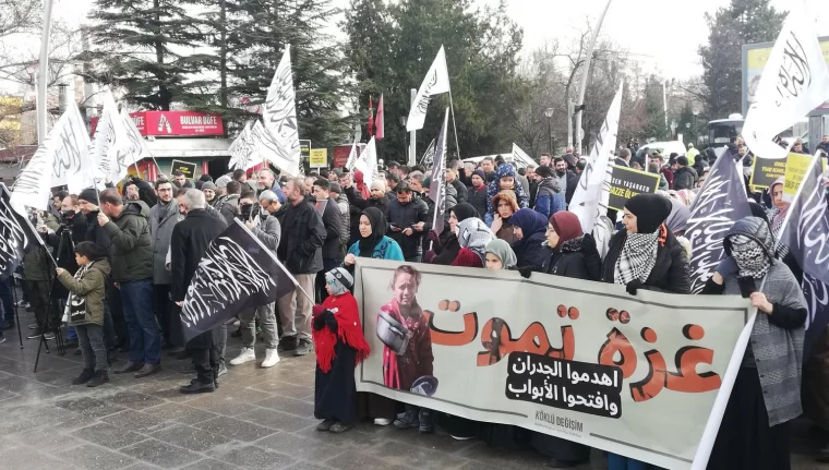 Ankara'da 'Terör Örgütü' gövde gösterisi yaptı