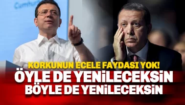 Korkunun ecele faydası yok! Öyle de yenileceksin! Böyle de yenileceksin.