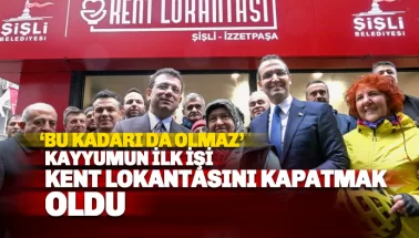 Kayyumun ilk icraatı Kent Lokantaları'nı kapatmak oldu