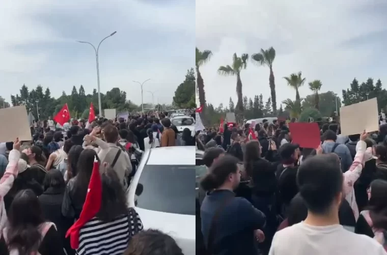 İmamoğlu'na destek 8'inci gün: Öğrenciler durmuyor. Andımız, Gençliğe Hitabe