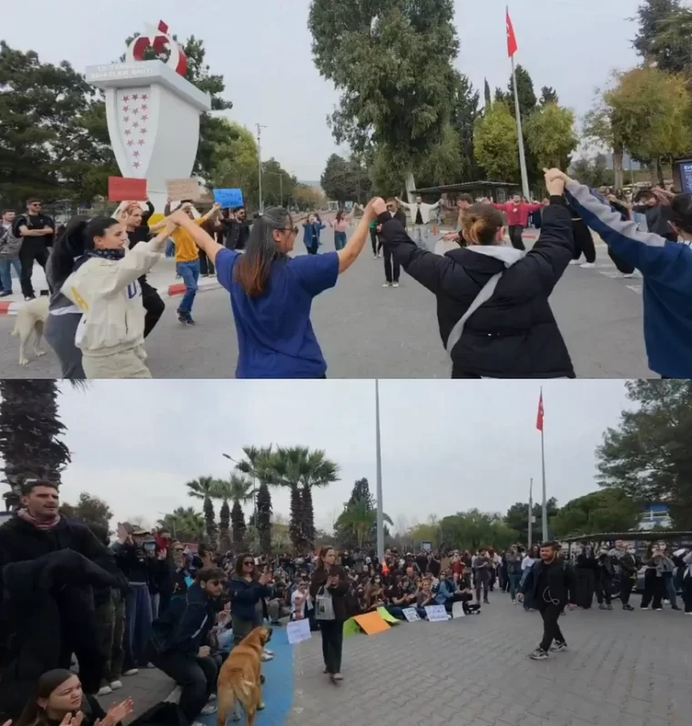 İmamoğlu'na destek 8'inci gün: Öğrenciler durmuyor. Andımız, Gençliğe Hitabe