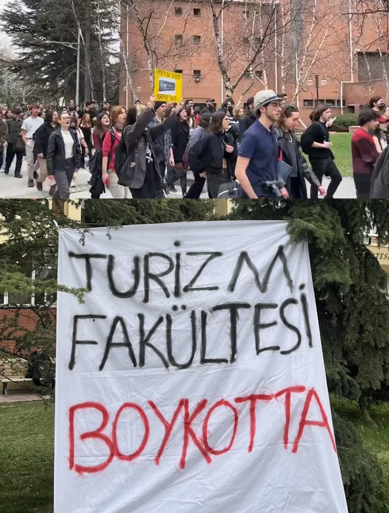 İmamoğlu'na destek 8'inci gün: Öğrenciler durmuyor. Andımız, Gençliğe Hitabe