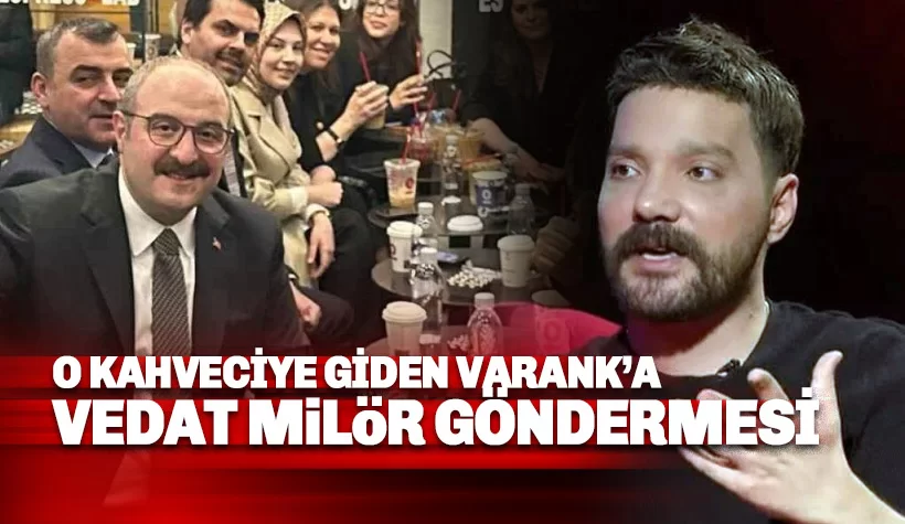 Boykot edilen kahve zincirinde video çeken Mustafa Varank'a Vedat Milor'u hatırlattı