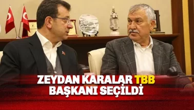 TBB Başkanı Zeydan Karalar seçildi