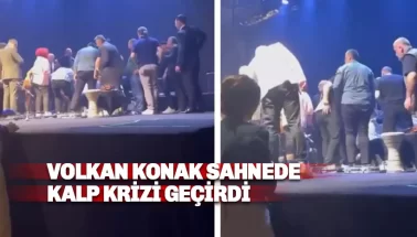 Volkan Konak sahnede kalp krizi geçirdi, hastaneye kaldırıldı