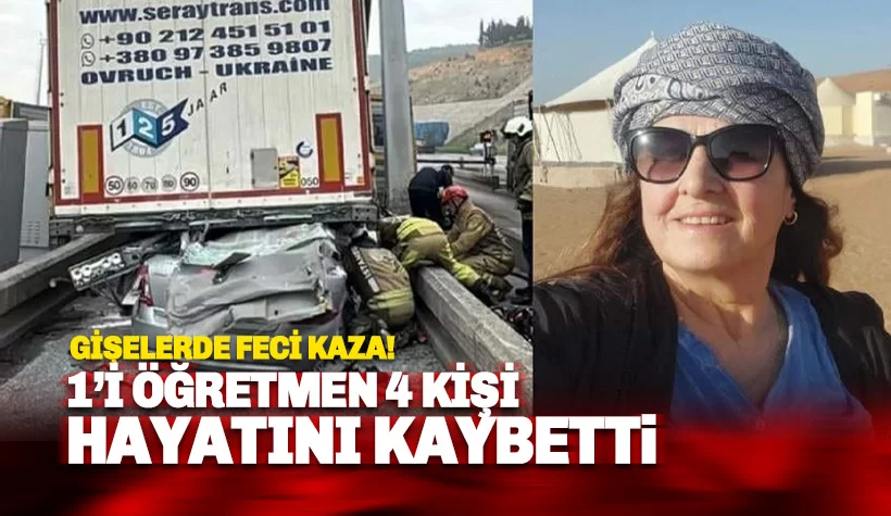 Kuzey Marmara Gişeleri'nde facia: 1'i öğretmen 4 kişi can verdi