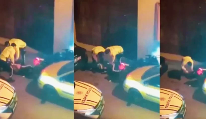 Tekirdağ'da motosiklet sürücüsüne şiddet uygulayan 2 polis görevden uzaklaştırıldı