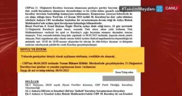 Berhan Şimşek durmuyor! CHP kurultayının iptali için dilekçe verdi