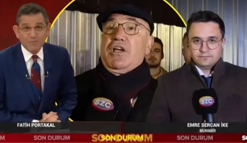 Sözcü canlı yayınında Tanal ve Portakal gerginliği