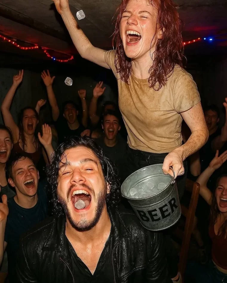 Game of Thrones oyuncularının yapay parti fotoğrafları yok artık dedirtti