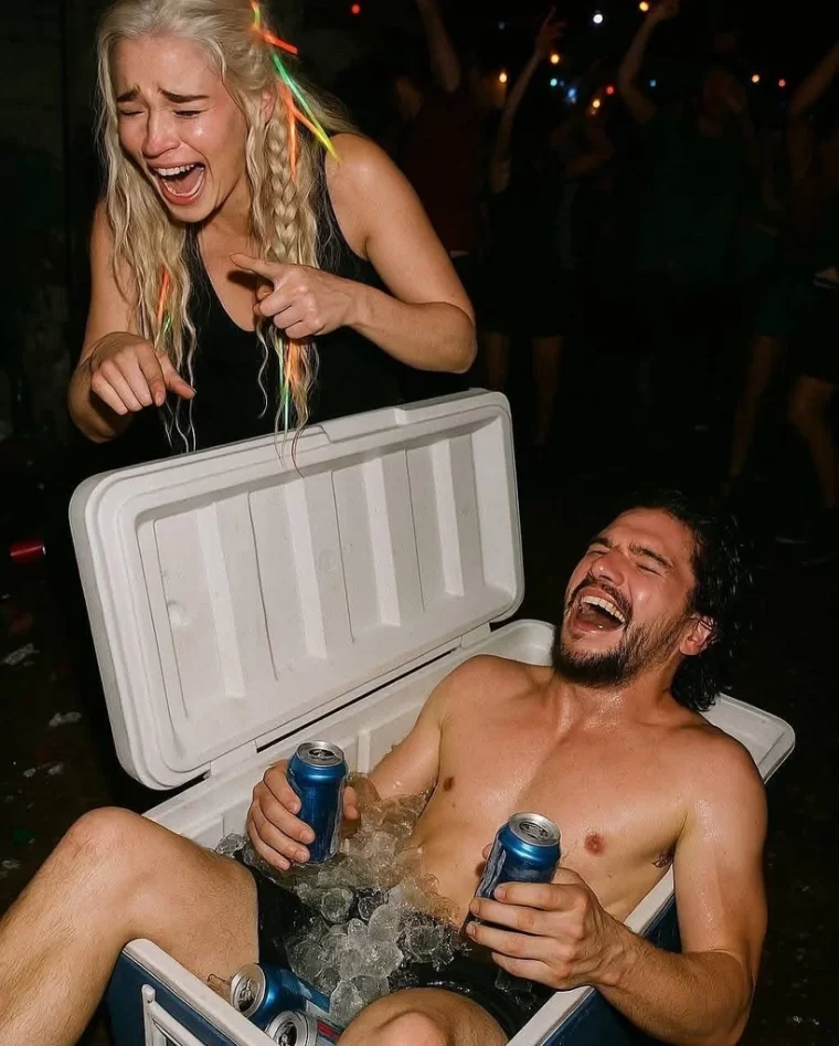 Game of Thrones oyuncularının yapay parti fotoğrafları yok artık dedirtti