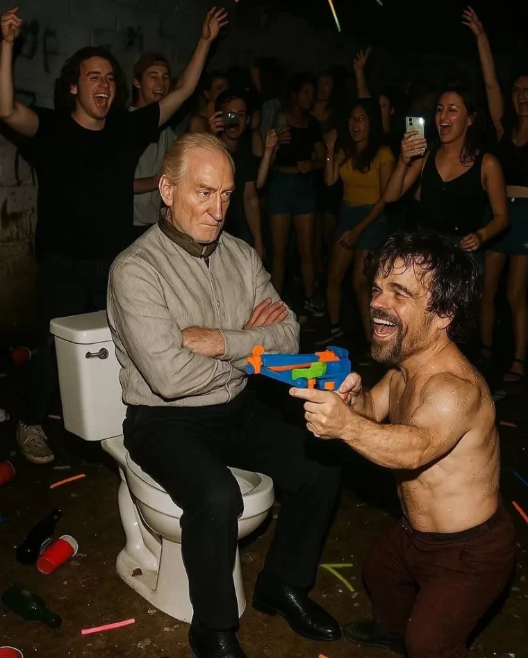 Game of Thrones oyuncularının yapay parti fotoğrafları yok artık dedirtti