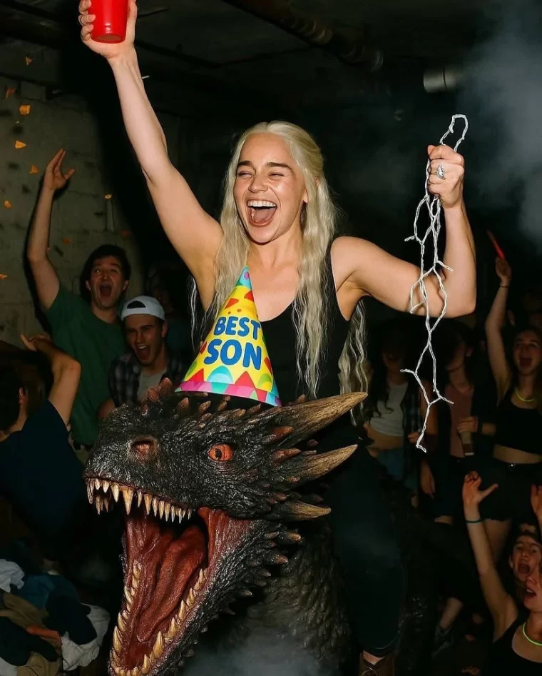 Game of Thrones oyuncularının yapay parti fotoğrafları yok artık dedirtti