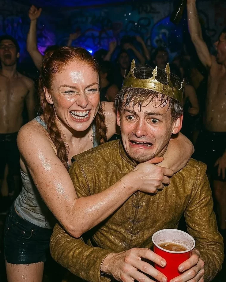 Game of Thrones oyuncularının yapay parti fotoğrafları yok artık dedirtti
