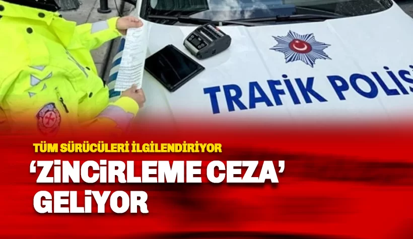 Trafikte yeni ceza: Zincirleme trafik cezası geliyor!