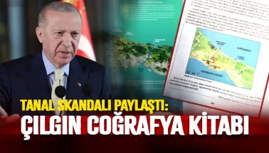 Skandal: Erdoğan'ın 'Çılgın Projesi' Kanal İstanbul 10. sınıf ders kitabında