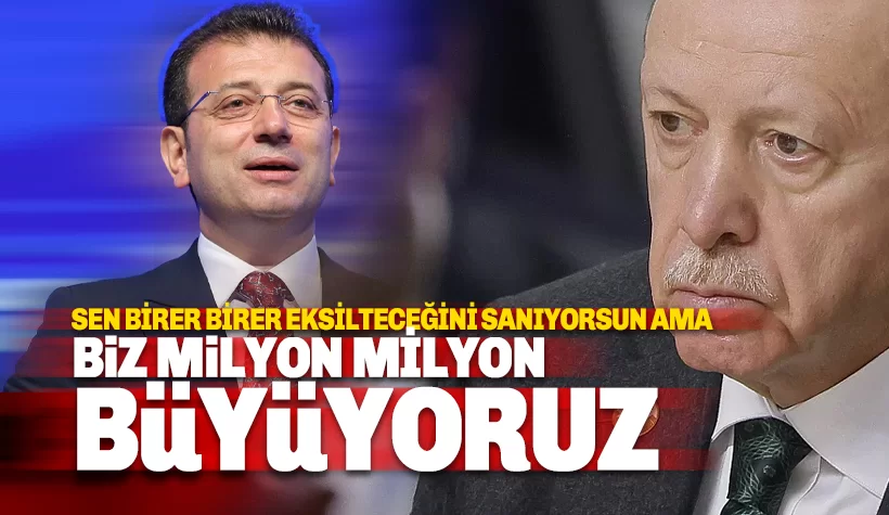 İmamoğlu'ndan İBB soruşturmasına sert tepki: Biz milyon milyon büyüyoruz