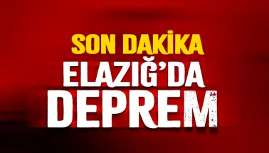 Son dakika: Elazığ'da 4.9 büyüklüğünde deprem