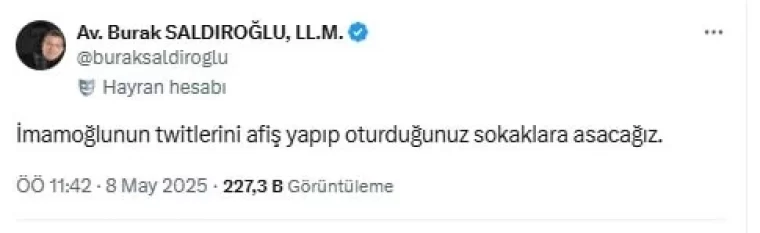 İmamoğlu'nun paylaşımlarını sokakta dağıtan avukat gözaltına alındı