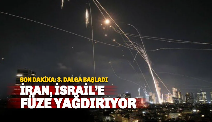 Son dakika: İran İsrail'i canlı yayında füzelerle vurmaya başladı