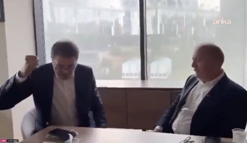 Gürsel Tekin polisle girdiği binadan “Al polislerini git” diye çıkarılmış