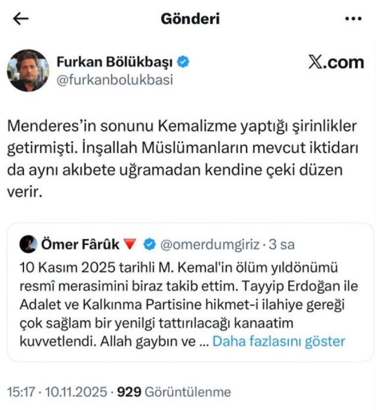 AKP'li trol Furkan Bölükbaşı Erdoğan'ı tehditten gözaltına alındı