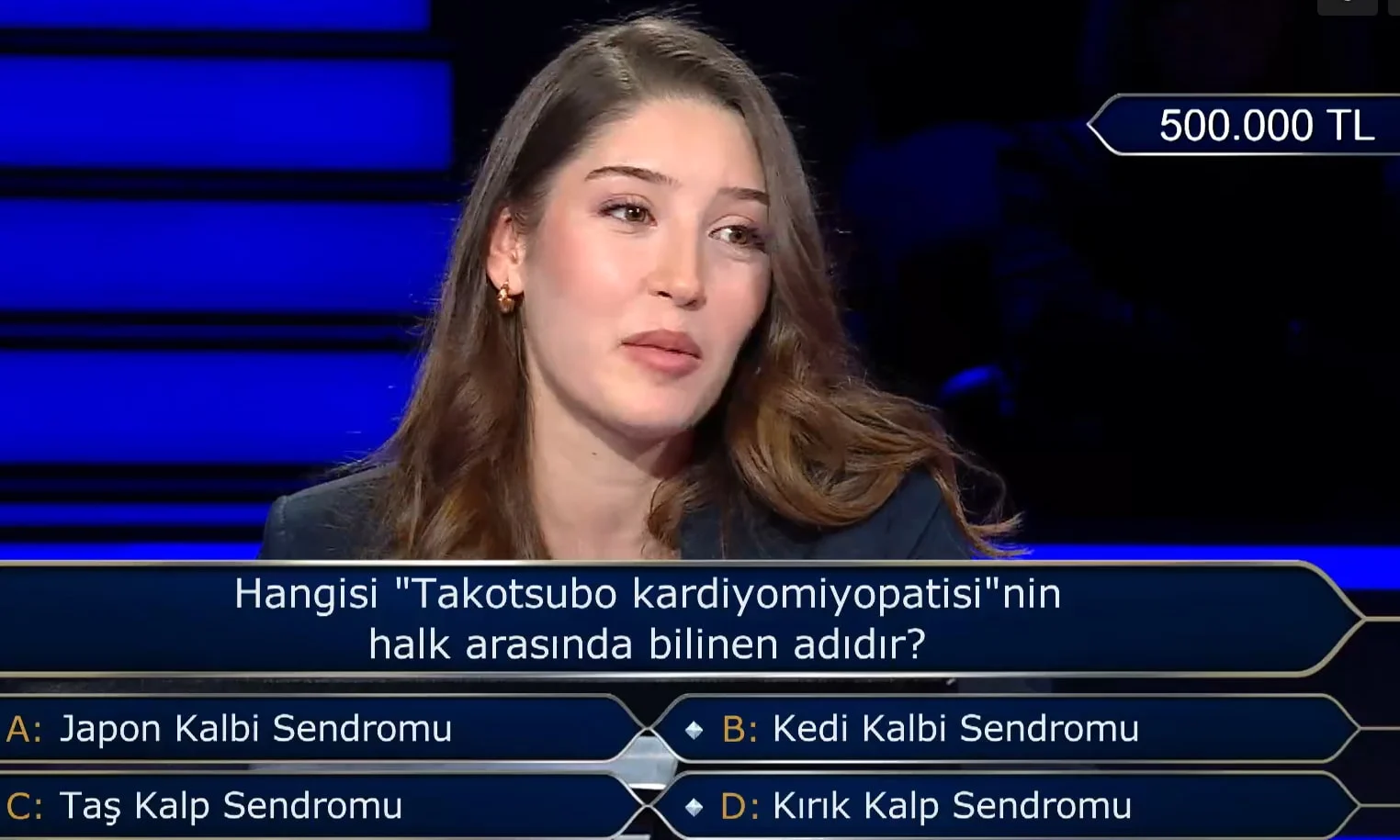 Kim Milyoner Olmak İster'de 500 bin TL'lik soruyu açtırdı!