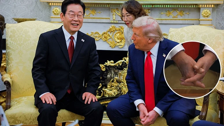 Trump'ın boynundaki gizemli kızarıklık göze çarptı