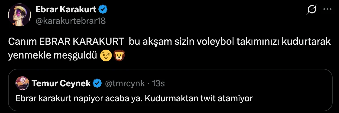 Ebrar Karakurt'tan Galatasaraylıları kızdıran paylaşım