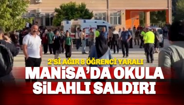 Turgutlu'da Liseye Silahlı Saldırı: İkisi ağır 8 öğrenci yaralı