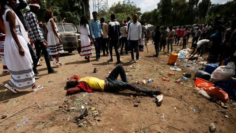 Etiyopya da halk ayaklandı çok sayıda ölü