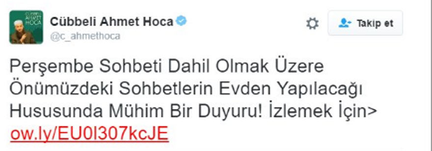 Cübbeli Ahmet Hoca Sohbetleri