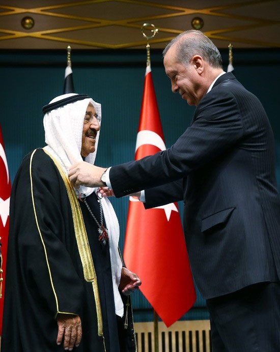 Kuveyt Emiri'ne Türkiye Devlet Nişanı Verildi