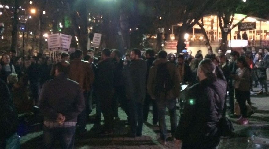 Referandum sonuçları ve şaibe iddiaları protesto ediliyor ODTÜ Ankara