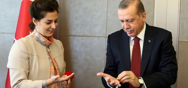 Nilhan Osmanoğlu ve Cumhurbaşkanı Erdoğan