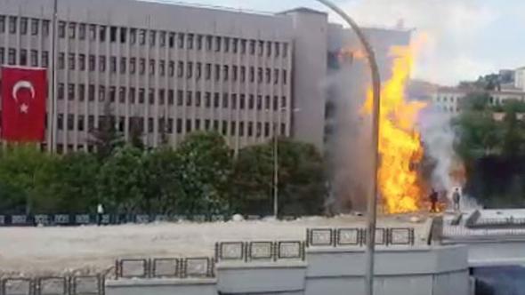 Ankara Adliyesi önü patlama Doğalgaz