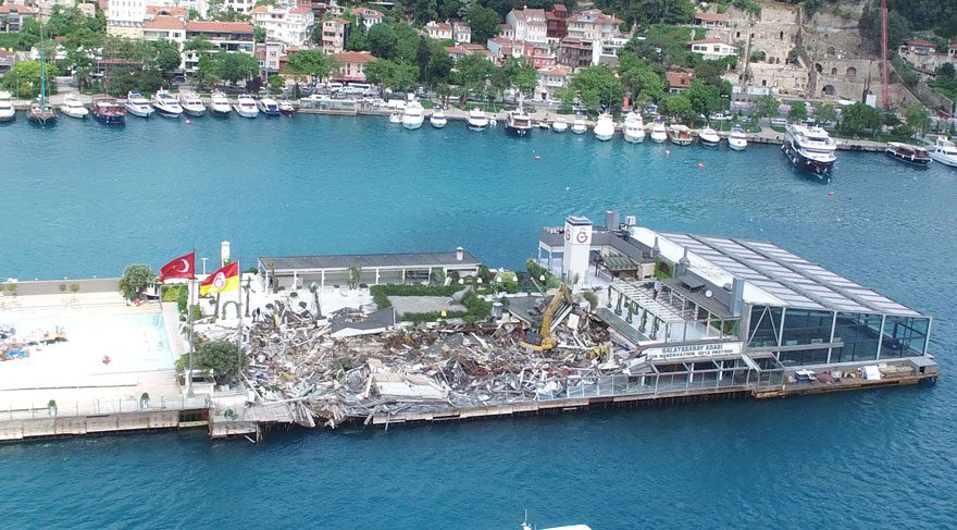 Galatasaray Adası Yıkım Adanın son hali