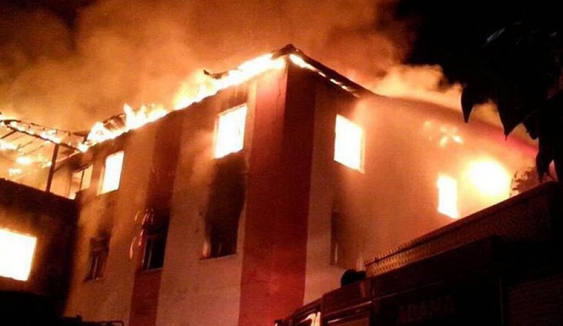 Adana Aladağ Yatılı kuran kursu yangını