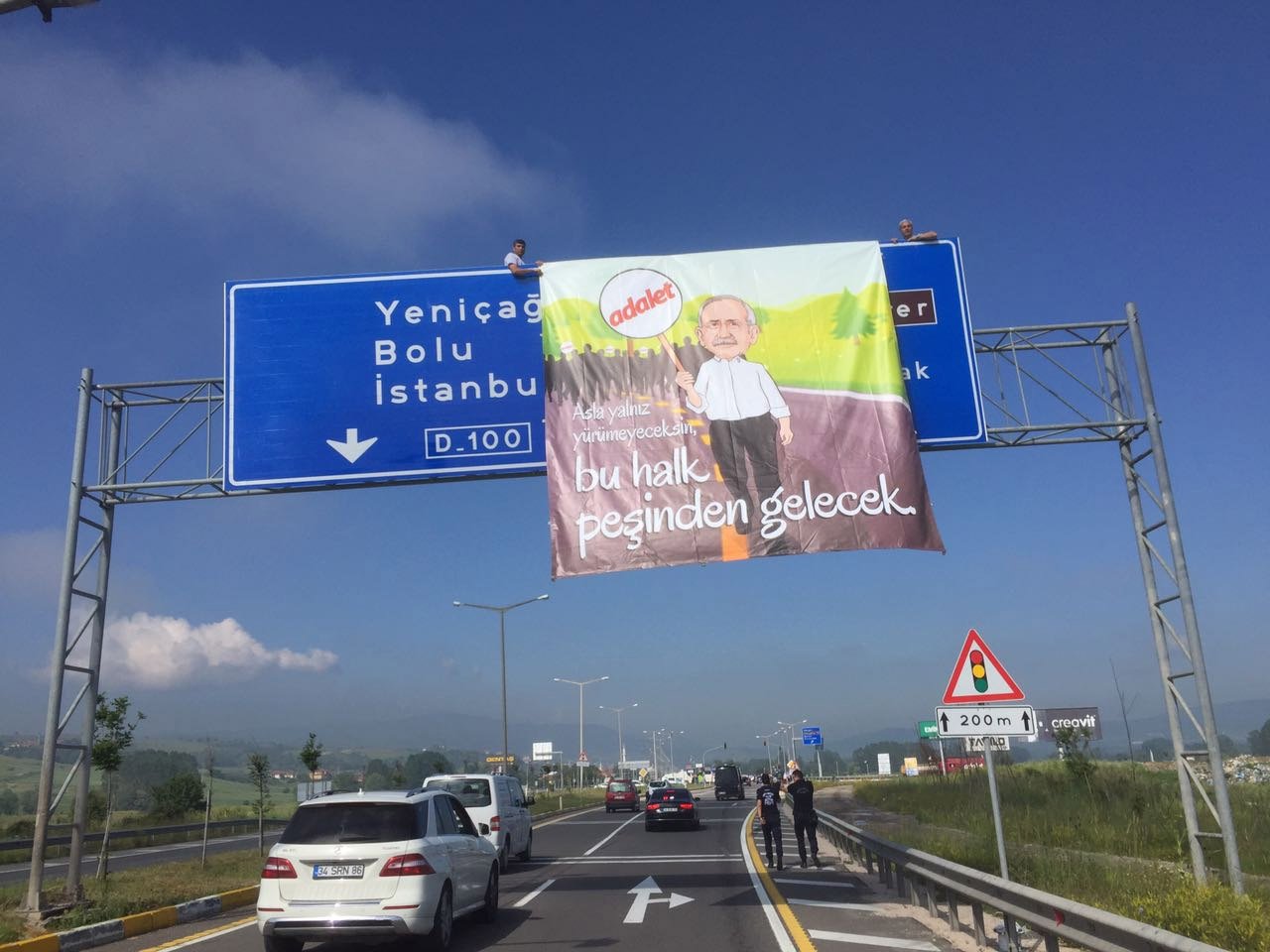 Adalet Yürüyüşü 9. Gün, Bolu Tüneli