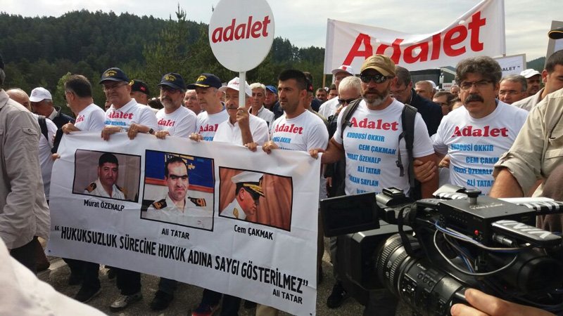  ‘Adalet Yürüyüşü’nün 7’nci gününe, Manisa’nın Soma maden işçilerinin yakınları da katıldı