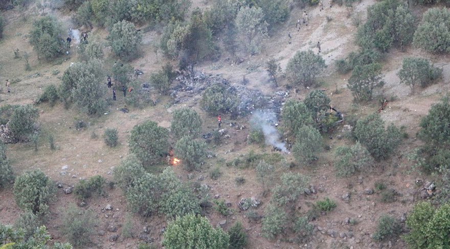 Şırnak Şenoba Şehitleri düşen helikopter