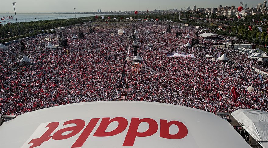 Adalet Mitingi Maltepe İstanbul Mitinge kaç katıldı