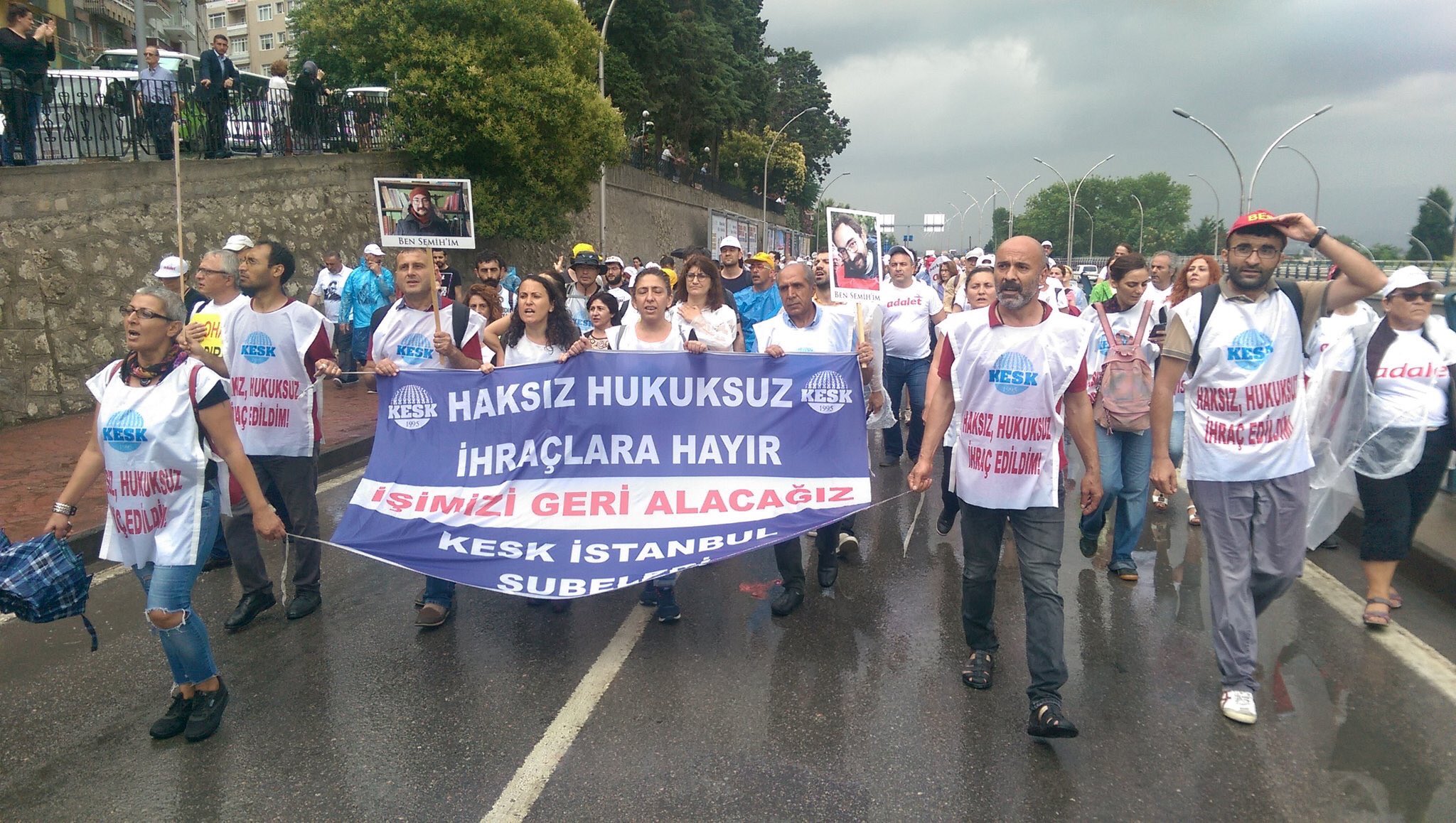 KESK Üyeleri Adalet Yürüyüşü