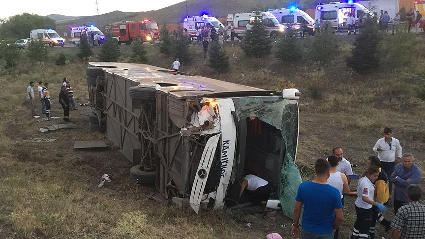 Ankara'da feci otobüs kazası, çok sayıda ölü ve yaralı var