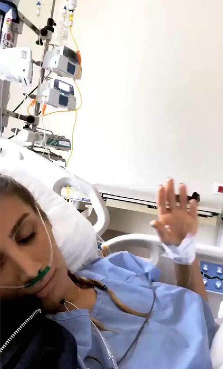 İrem Derici yoğun bakım görüntüleri