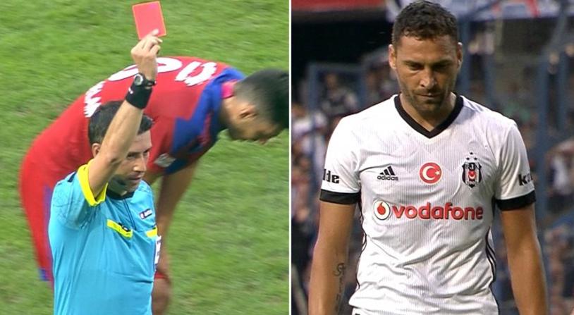 Tosic Kırımızı kart gördü