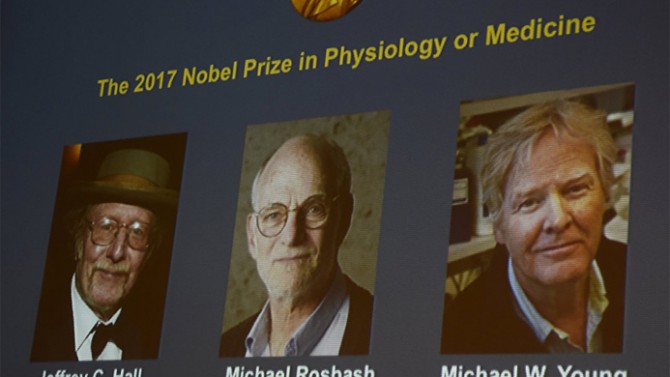 2017 Nobel Tıp Ödülü Sahipleri